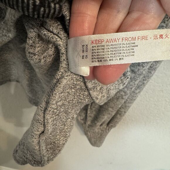 ANTHROPOLOGIE Saturday/Sunday Gray‎ Oversized Sweater Bishop Sleeves Size M - Picture 8 of 12